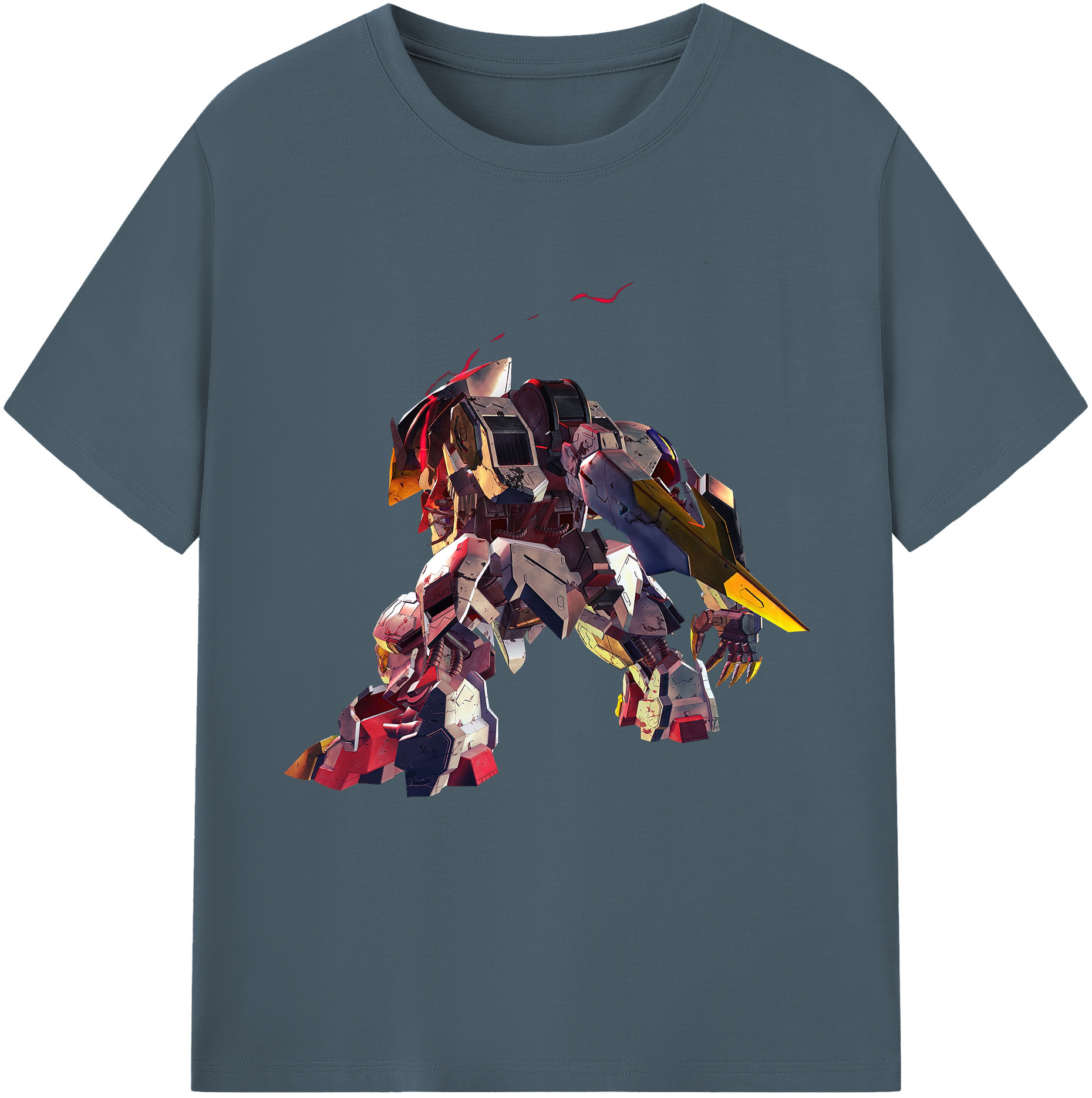 （画像用） 機動戦士ガンダム Mobile Suit Gundam 綿100％半袖Tシャツ（フロントプリント）